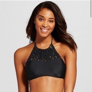 Target black halter bikini top
